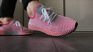 Adidas Deerupt runner pink - ON FEET