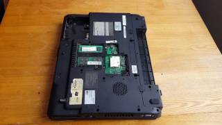 Toshiba Satellite A105 - S4547 disassembly, разборка