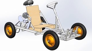 Самодельный карт - 10 задняя ось