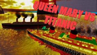 Queen Mary VS Titanic | Tiny Sailor's World | Roblox