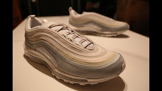 Nike Air Max 97 Premium Light Pumice/Summit White Unboxing