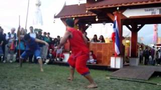 Thai Dance Academy performing Mixed Fighting scene at Taste of London Regents Park 09 (Day 3)