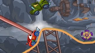 Мультик ИГРА для детей про МАШИНКИ - МАШИНА ест МАШИНУ lvl 16
