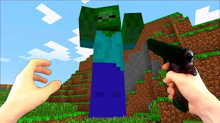 Realistic Minecraft - HOW TO CRAFT A PISTOL