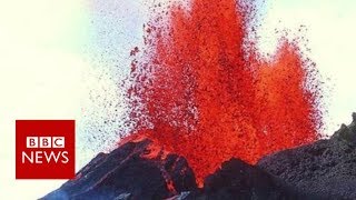 Lava pours out Hawaii's Kilauea Volcano - BBC News