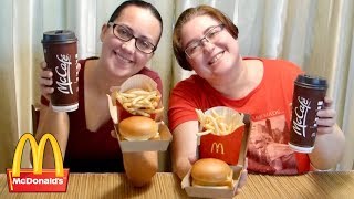 McDonald's Filet-O-Fish Gay Family Mukbang (먹방) - Eating Show