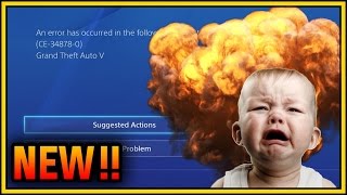 WARNING! GTA 5 ONLINE CRASHES "ERROR CE-34878-0" (GTA 5 GAMEPLAY)