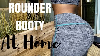 ROUNDER BOOTY AT HOME (NO WEIGHTS)| RESISTANCE BANDS | FITNESS FRIDAYS