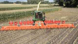 Chopping 20 rows of corn with Kemper