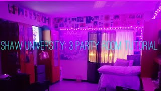 SHAW UNIVERSITY 2019 FALL SEMESTER DORM ROOM TUTORIAL ???