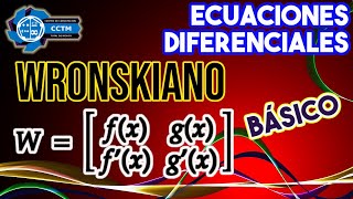 ???? Wronskiano 2x2 | Dependencia e independencia lineal | Ecuaciones Diferenciales | ¡Muy básico!
