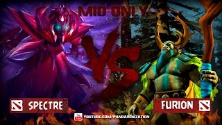 Spectre VS Furion [Битва героев мидонли Dota2]