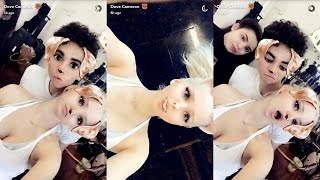 Dove Cameron ► Snapchat Story ◄ 26 April 2017 w/ Cameron Boyce , Sofia Carson & Booboo Stewart
