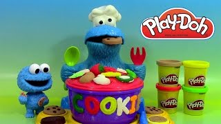 Play Doh Croque-Lettres de Macaron le Glouton Cookie Monster 's Letter Lunch