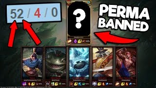 1 Challenger vs 5 Bronze Players, THIS IS WHY CHALLENGERS PERMABAN THIS CHAMPION (52/4)