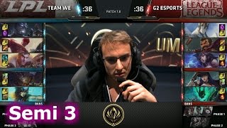 Team WE vs G2 eSports | Game 3 Semi Finals LoL MSI 2017 Play-Offs | WE vs G2 G3 Semi