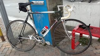 Bici da corsa Vintage Concorde Campagnolo Columbus  primo giro di prova.