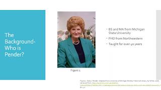 Health Promotion Model by Nola Pender - Nurs 510 at Penn State University