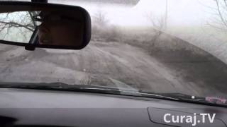 Curaj.TV - Cratere în asfalt langă vama Tudora #Ucraina