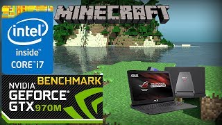Minecraft | i7-4750HQ & GTX 970m | Benchmark (+ Extreme Shader Test)