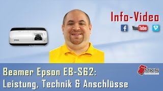 Beamer "Epson EB-S62" mit 2.000 ANSI-Lumen - Info-Video zum Gerät
