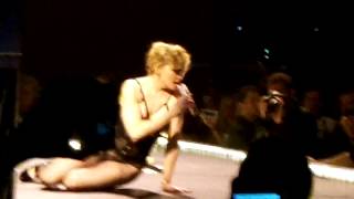 Madonna MDNA TOUR LIKE A VIRGIN HURRICANE SANDY STRIP NOIR PIANO SOLO  244