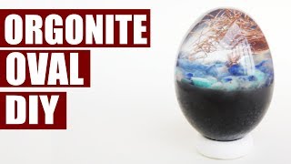 Como Fazer Orgonite Oval DIY I Kaka Craft na Redelease