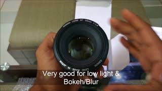 Conon EF 50mm f/1.4 USM lense Unboxing & its Speciality! & What is IS_STM_USM & Bokeh?