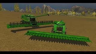 Farming Simulator 2013 Mods - Combine Harvester John Deere 9770 STS Pack