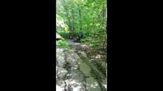 Квадр застрял в грязи / Atv stuck in the mud