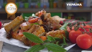 Свиные ребрышки тушеные в томатном соке - рецепт | Кулинарная академия
