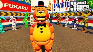 АНИМАТРОНИКИ FNAF! ЭКСПЕРИМЕНТЫ В ГТА 5 MODS! СМЕШНЫЕ МОМЕНТЫ ФНАФ  [GTA 5 MODS Multi Pulti]