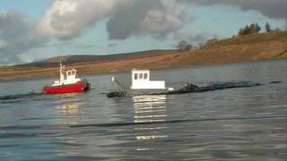 hovercraft and tug boats.