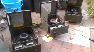 British military No.2 modified stoves