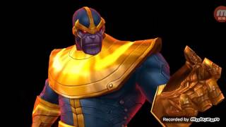 Iron fist(t1) Vs Thanos infinity(marvel future fight)