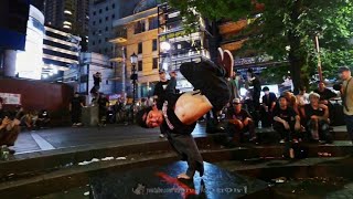 BBOY HAYATO1 Trick Contest very narrow space DUKES HARDCORE 1ST FULL LENGTH Osaka Premiere
