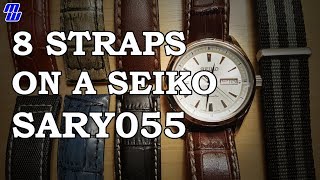 8 Affordable Straps on a Seiko SARY055
