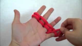 핑거니팅 finger knitting