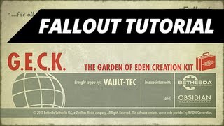 ➤ GECK Tutorial 01 - Fallout: New Vegas - Custom NPC + Dialogue