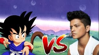 Goku vs Bruno mars AMV parody