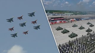 В Алабине прошла первая репетиция парада Победы
