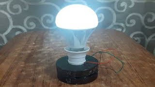 Free Energy Electricity Generator Using Magnet and Copper Wire Self Running 12v Light Bulb 2019