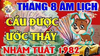 Tử Vi Tháng 8 Âm Lịch Tuổi Nhâm Tuất 1982, Bề Trên Ban Phước, Cầu Được Ước Thấy, Tiền Về Chật Nhà