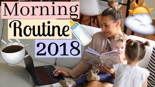 MORNING ROUTINE - YOUTUBE MOM OF 2 | MOMMY MORNING ROUTINE 2018 | Tara Henderson