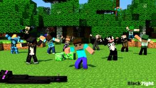 Minecraft Harlem Shake with youtubers [Minecraft Animation]