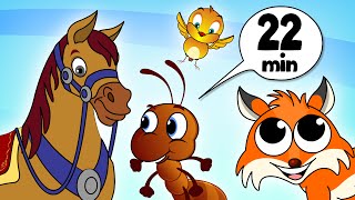 Animals Compiled Nursery Rhymes | Chellame Chellam | Tamil Rhymes Kutties