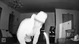 Video shows intruder in home as terrified mom and daughters hid