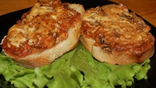 Горячие бутерброды с рыбой / Hot fish sandwiches (Вкусно и просто!)