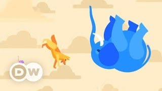 Что будет, если сбросить мышь, собаку и слона с небоскреба? - kurzgesagt на русском
