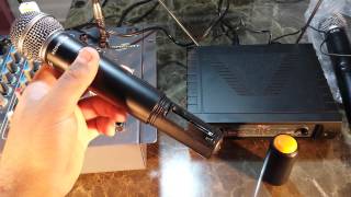 Unpacking Microfone sem Fio KDSW312M